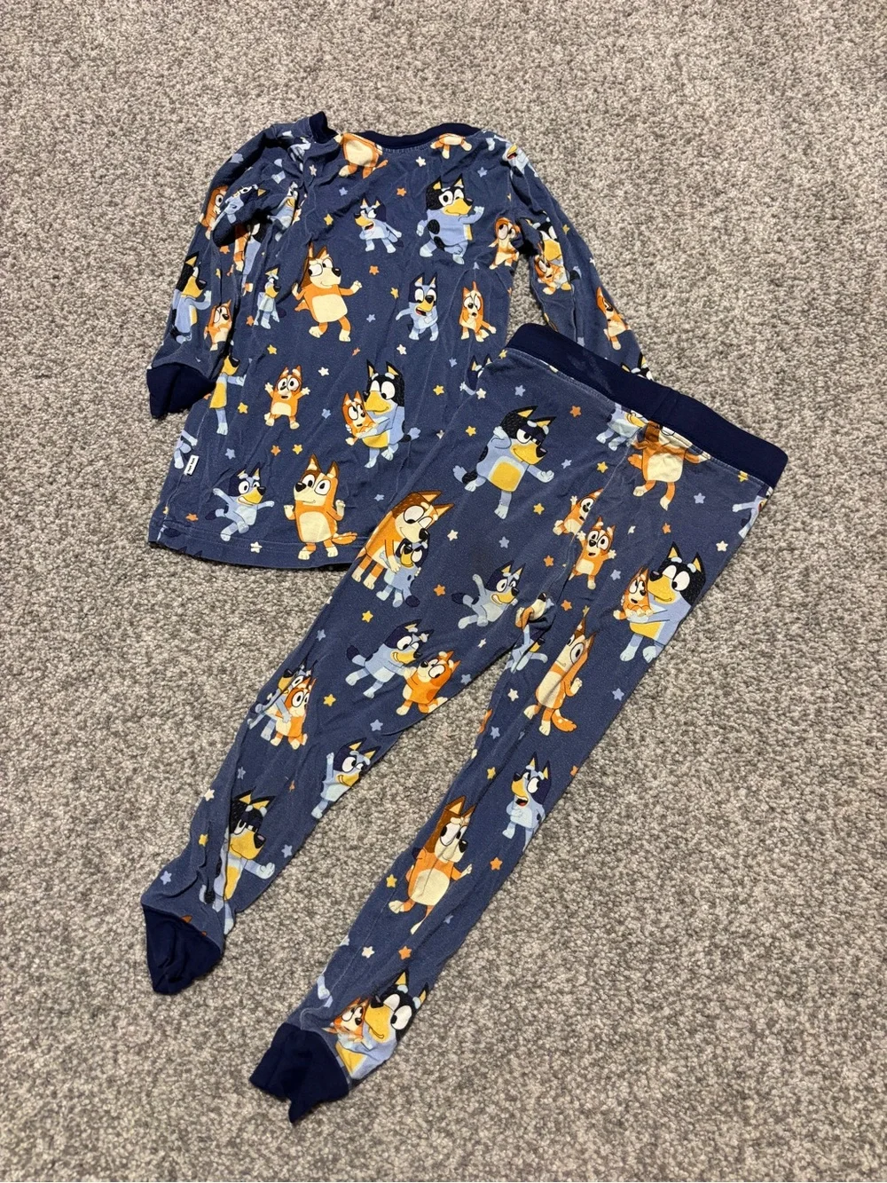Little Sleepies - Bluey Dance Party 2 piece long sleeve pjs (12-18 mo)